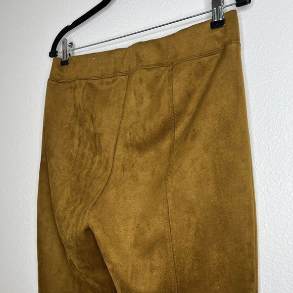 Old Navy STEVIE Caramel Brown Faux Suede Stretchy Pull On Leggings Sz M - Picture 12 of 13